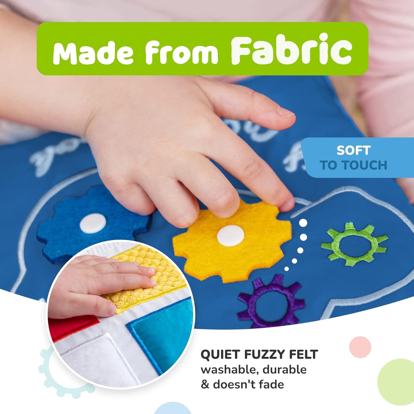 Busy Book for Toddlers 1-3 - Airplane Toys for Toddlers 1-3, My Quiet Book Montessori Toys for 1 Year Old with Kids Plane Activities, Activity Busy Board, Gift for Boys & Girls
