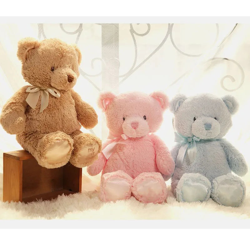 35cm Colorful Teddy Bear Plush Toy – Cute Gift for Kids, Friends & Lovers