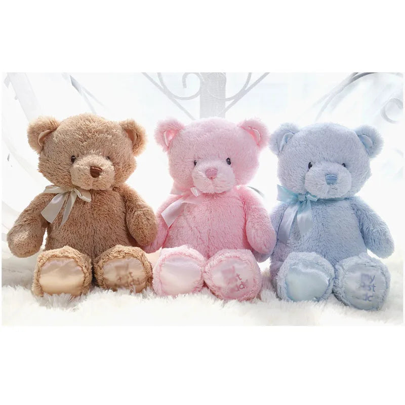 35cm Colorful Teddy Bear Plush Toy – Cute Gift for Kids, Friends & Lovers