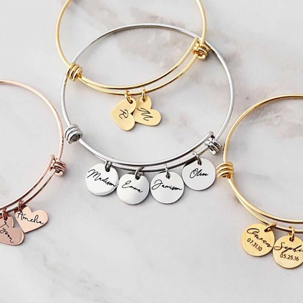 Personalized Mama Name Bracelet – Custom Charm Gift for Mother’s Day & Mum
