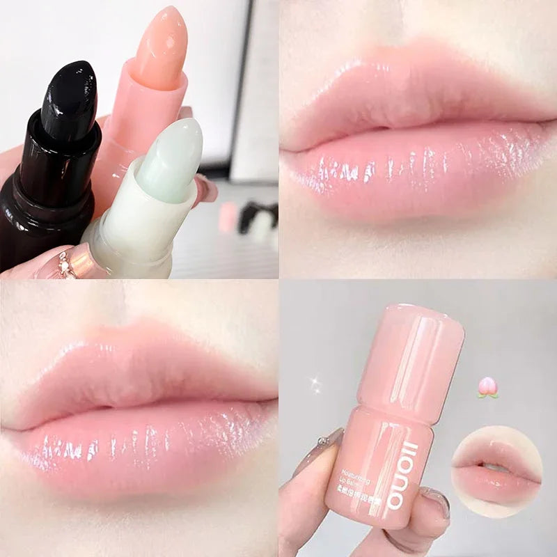 Peach Moisturizing Lip Balm – Hydrating, Colorless, Lip Care Stick