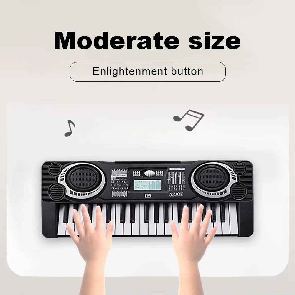 37-Key Children's Electronic Piano – Portable Educational Musical Toy