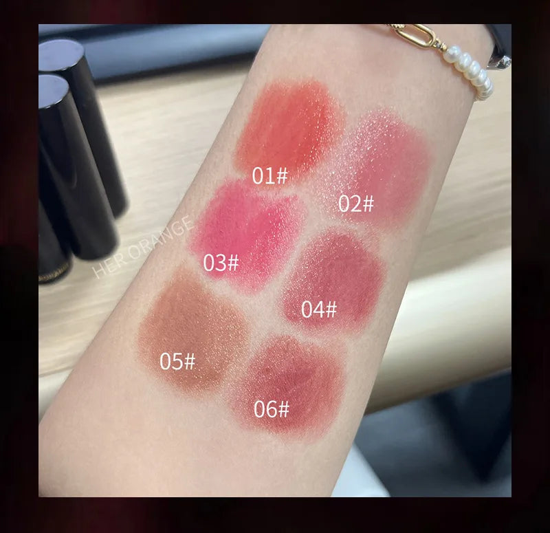 Low-Saturation Mirror Lip Gloss – Moisturizing Nude Tint Lipstick