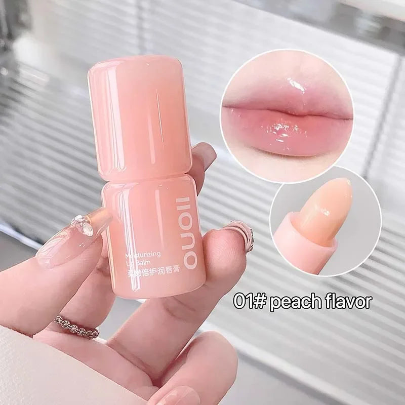 Peach Moisturizing Lip Balm – Hydrating, Colorless, Lip Care Stick