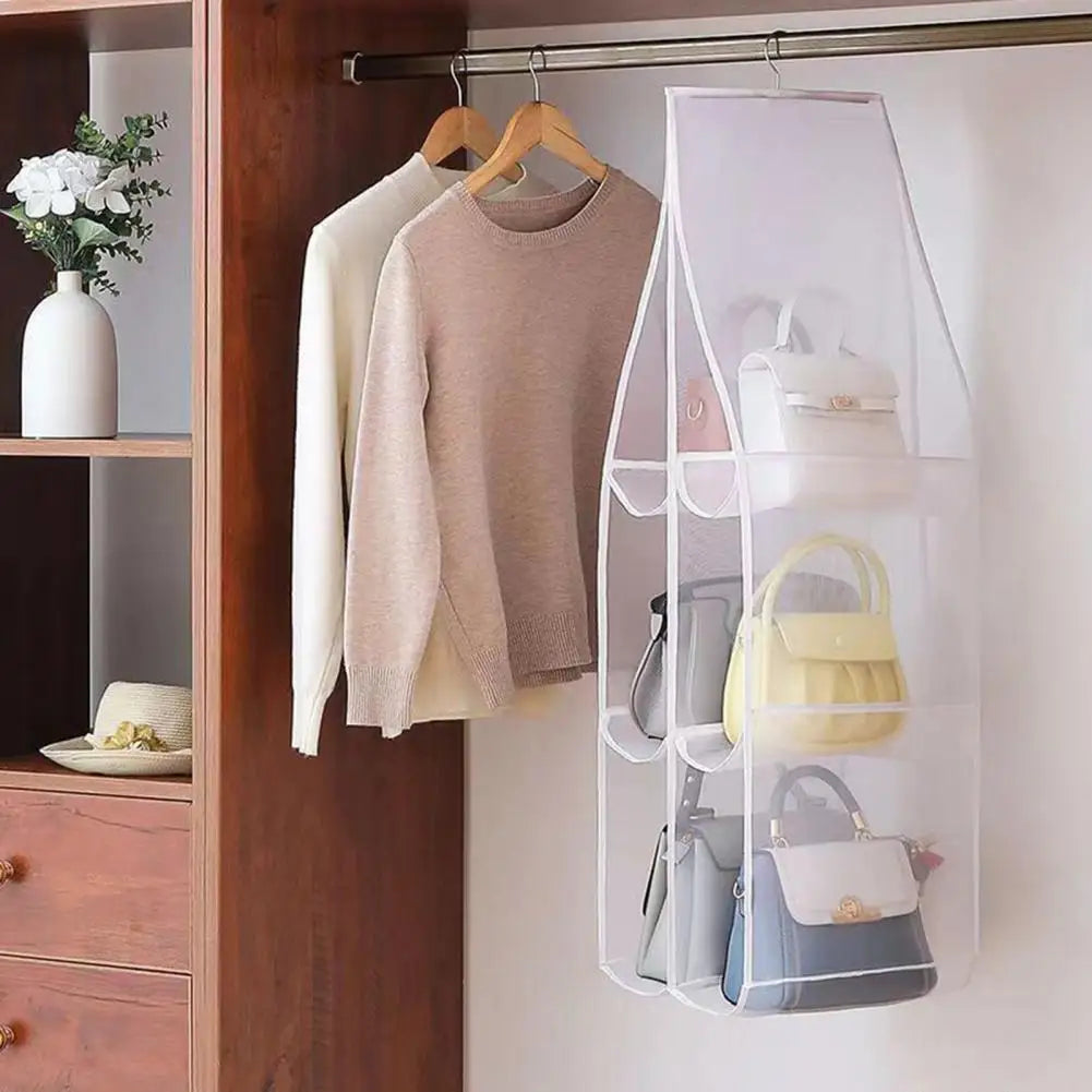 Transparent Purse Organizer with Compartments