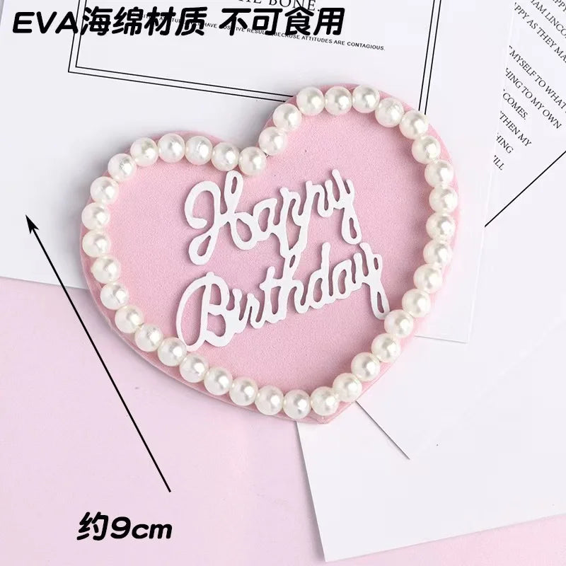 Mom & Baby Hug Cake Topper – Happy Mother’s Day & Birthday Party Decoration
