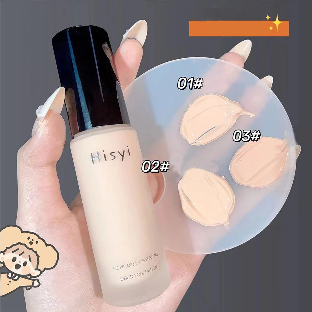 Liquid Foundation – Natural, Lightweight Coverage for Flawless, Bare-Face Look & Blemish Concealing