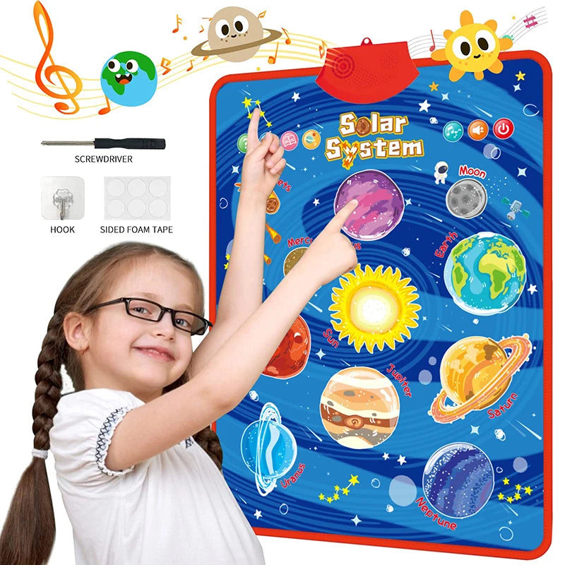Electronic ABC Alphabet Wall Chart – Talking Music Poster for Toddler Learning