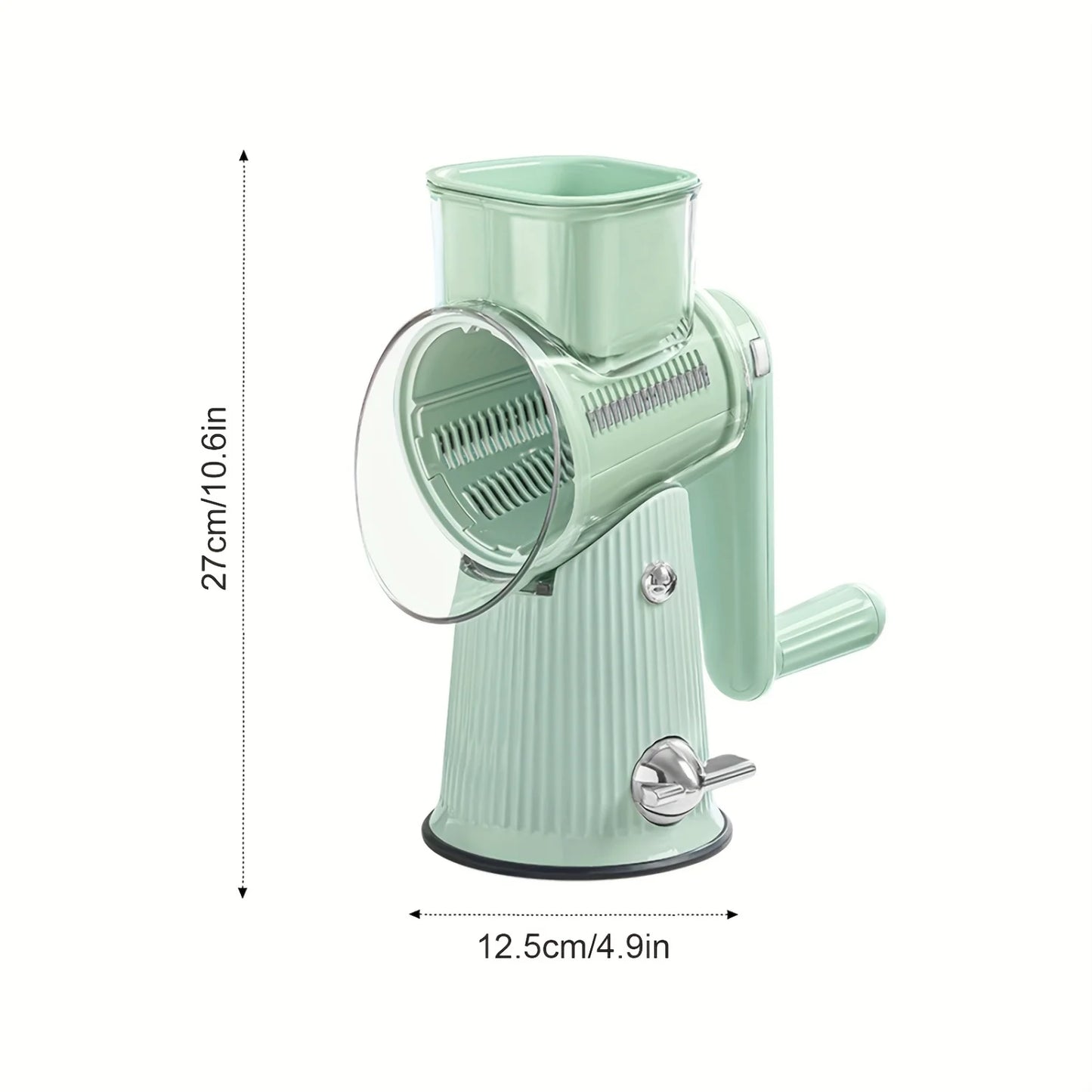 Manual Vegetable Chopper Set – Multifunctional Slicer, Grater & Cutter with Container