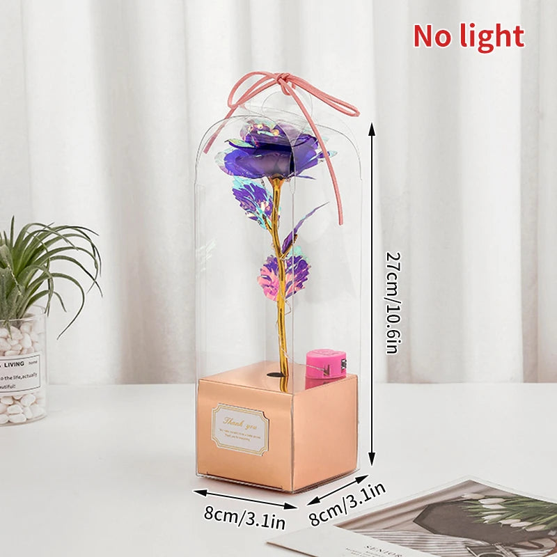 LED Galaxy Rose in Glass – Romantic Gift for Valentine’s & Mother’s Day