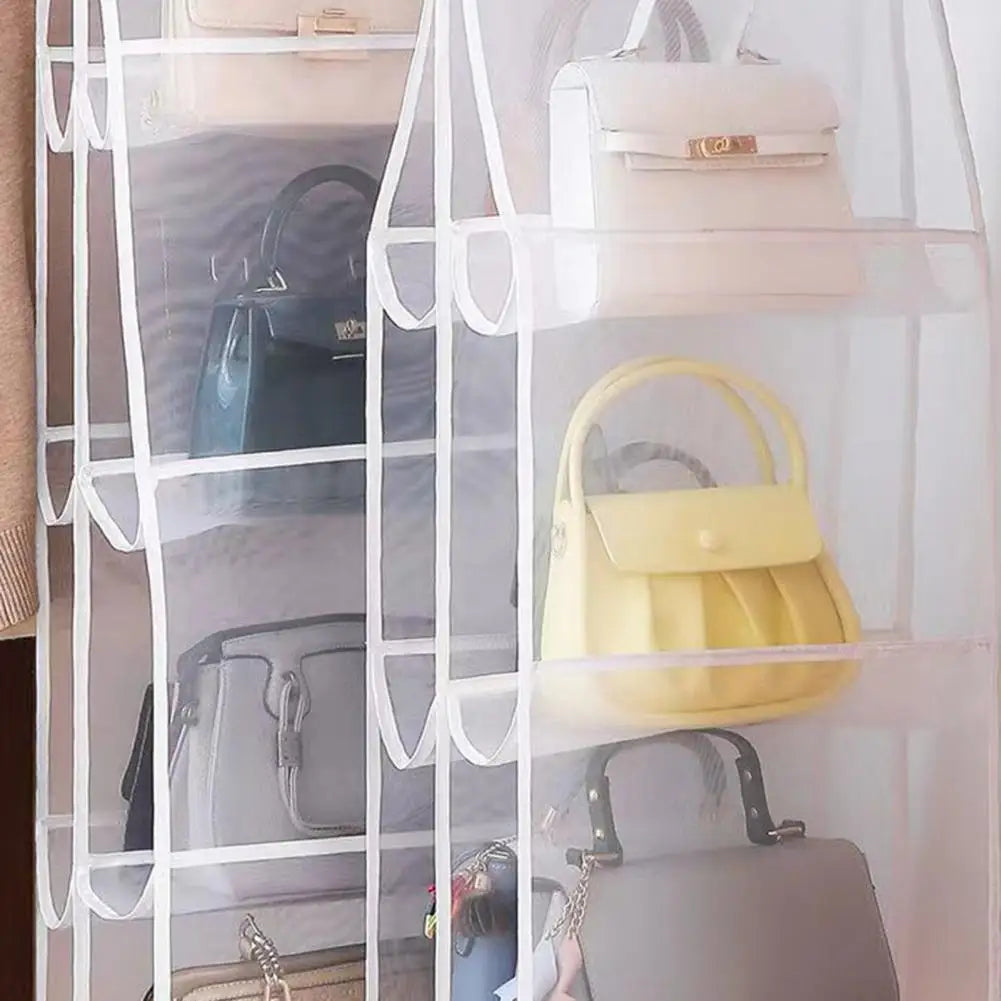 Transparent Purse Organizer with Compartments