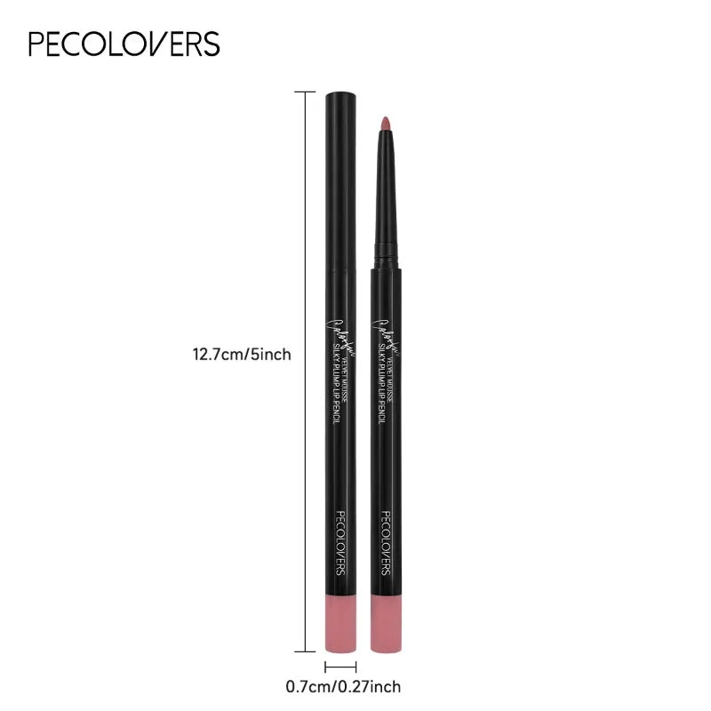 Waterproof Matte Lipliner Pencil - Long Lasting & Moisturising Lipstick (12 Shades)