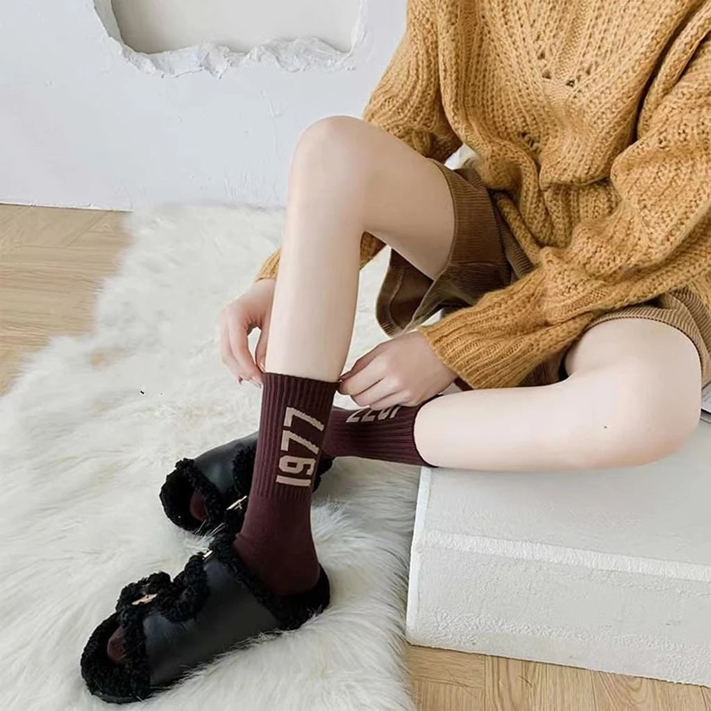 High-Quality Unisex Street Style Cotton Socks – Long Tube Hip-Hop Basketball Socks