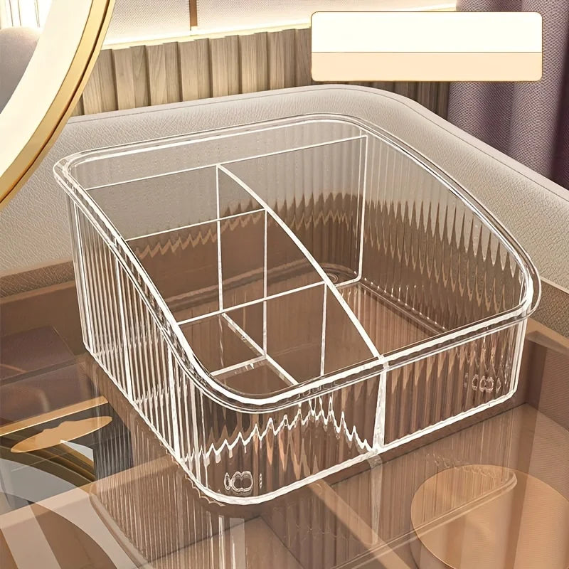 Cosmetics Storage Box – Desktop Organizer for Skincare & Makeup