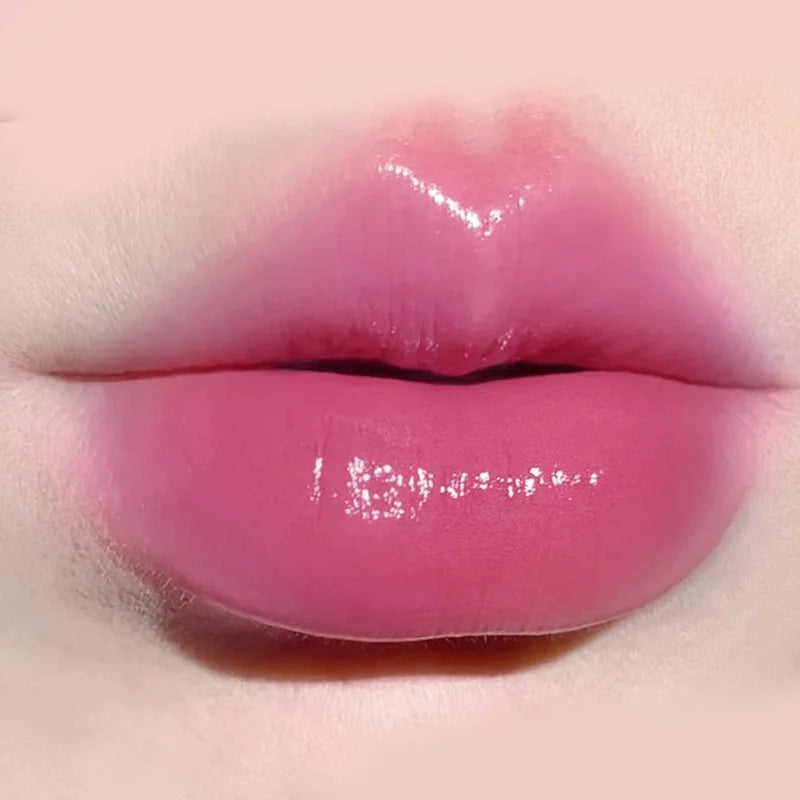 Low-Saturation Mirror Lip Gloss – Moisturizing Nude Tint Lipstick