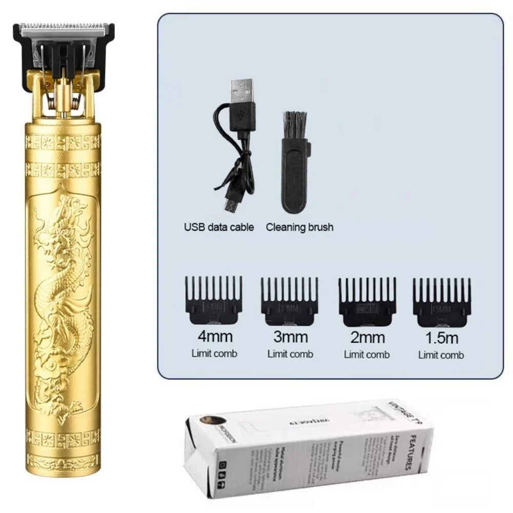 T9 Electric Hair & Beard Trimmer – Professional Grooming Clipper for Men