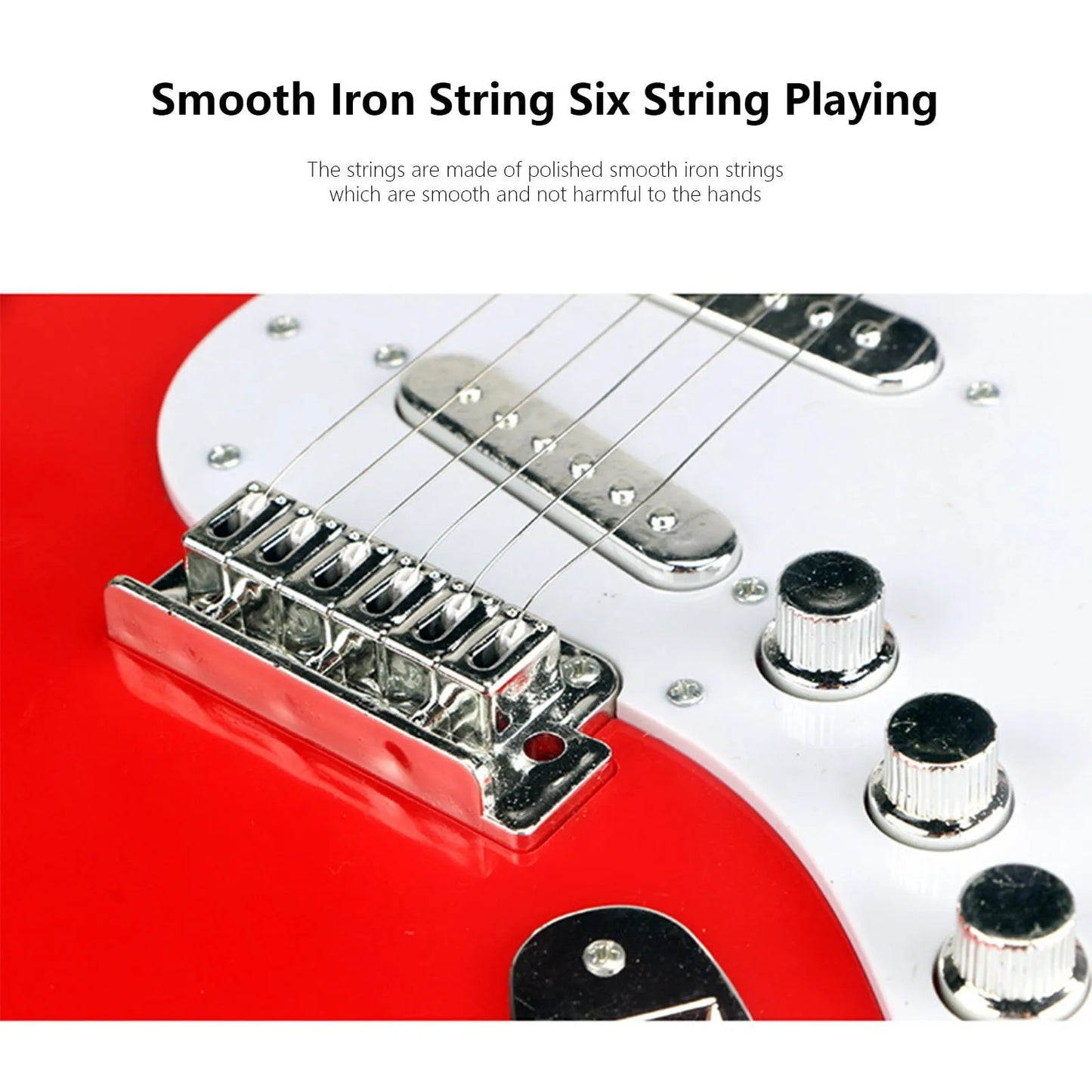 17" 4-String Electric Guitar Toy for Kids