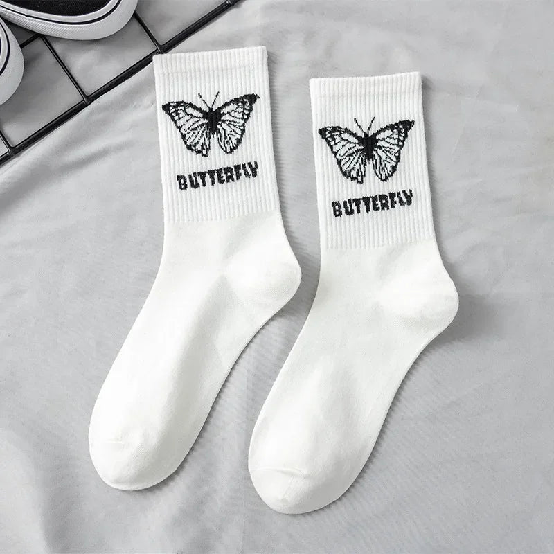 High-Quality Unisex Street Style Cotton Socks – Long Tube Hip-Hop Basketball Socks
