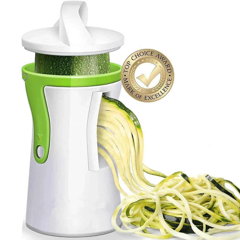 LMETJMA Heavy Duty Spiralizer – Vegetable Slicer & Zucchini Noodle Maker