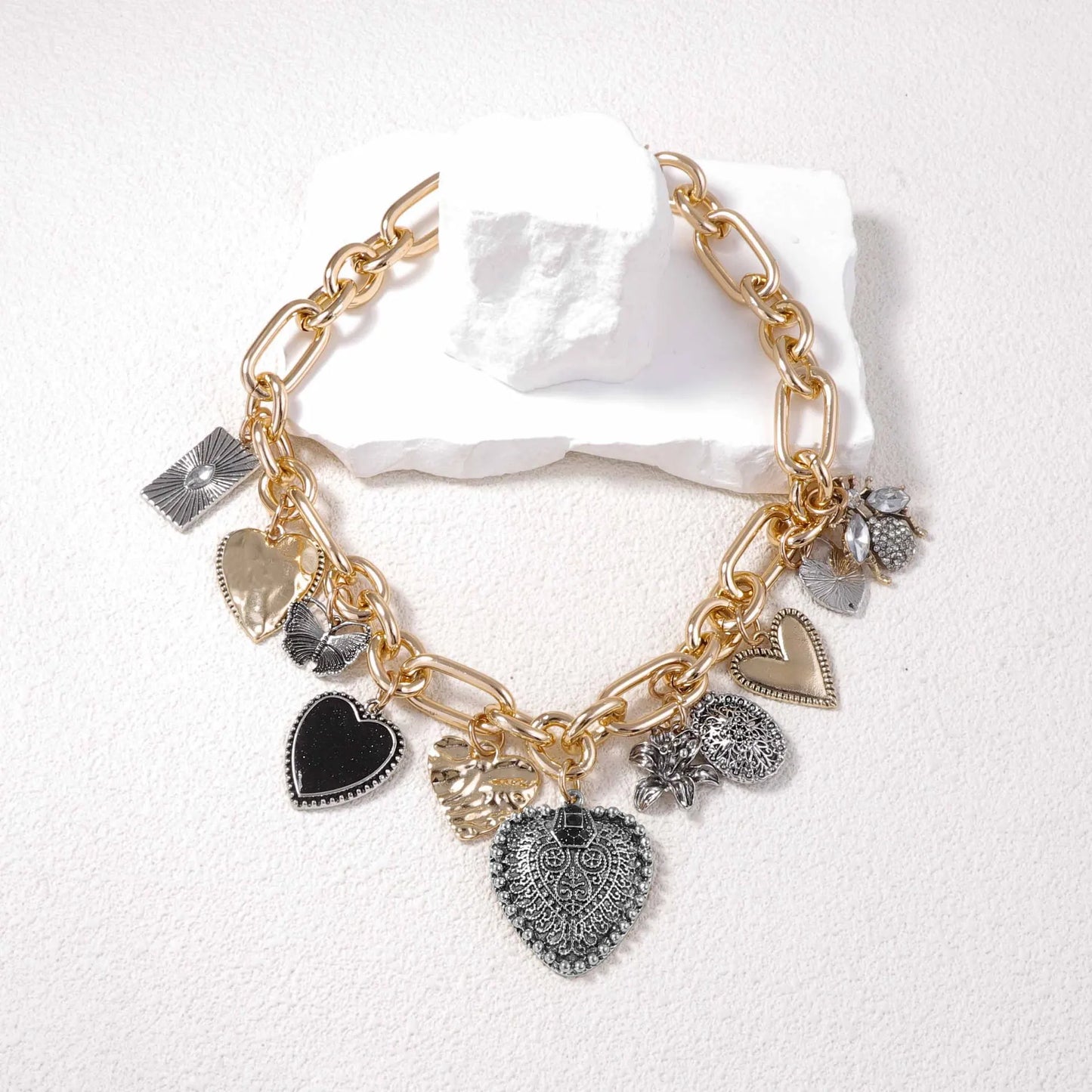 Vintage Heart Necklace - Valentine's Gift Jewelry
