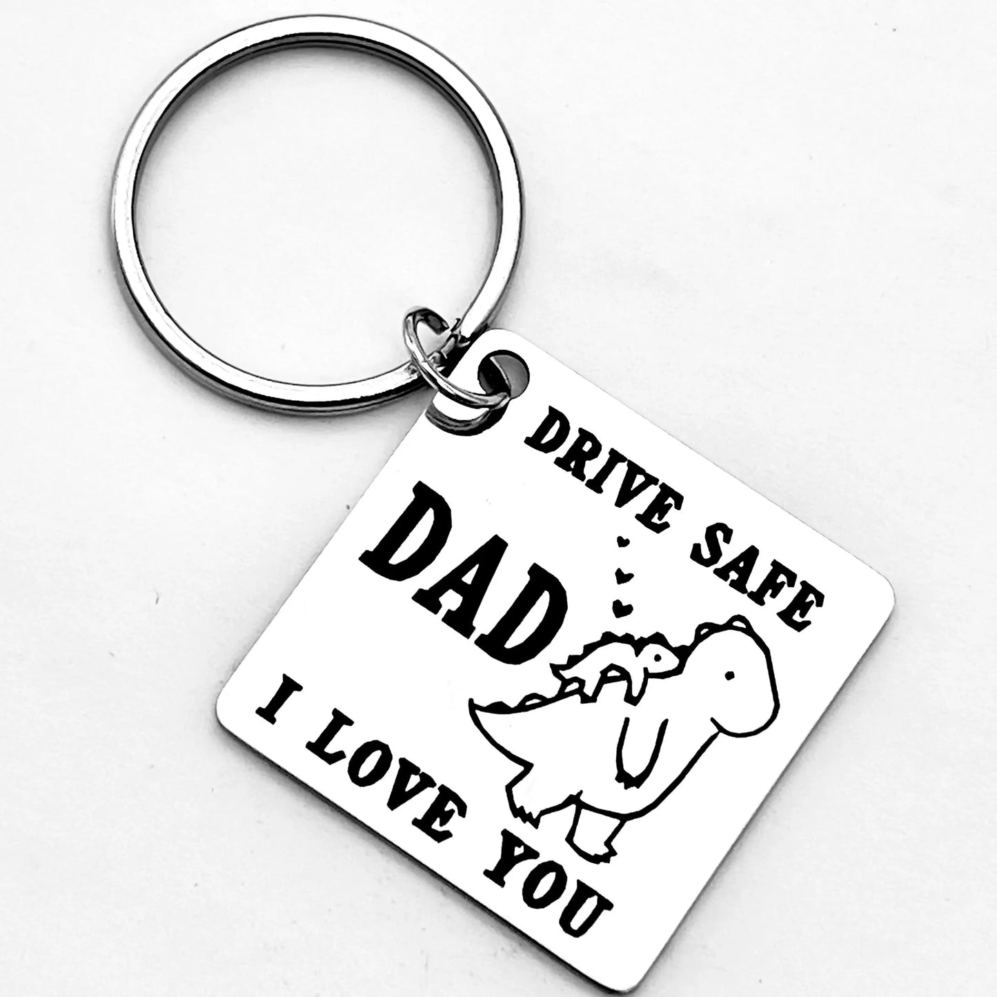 Drive Safe Dad Keychain – Unique & Loving Father’s Day or Birthday Gift