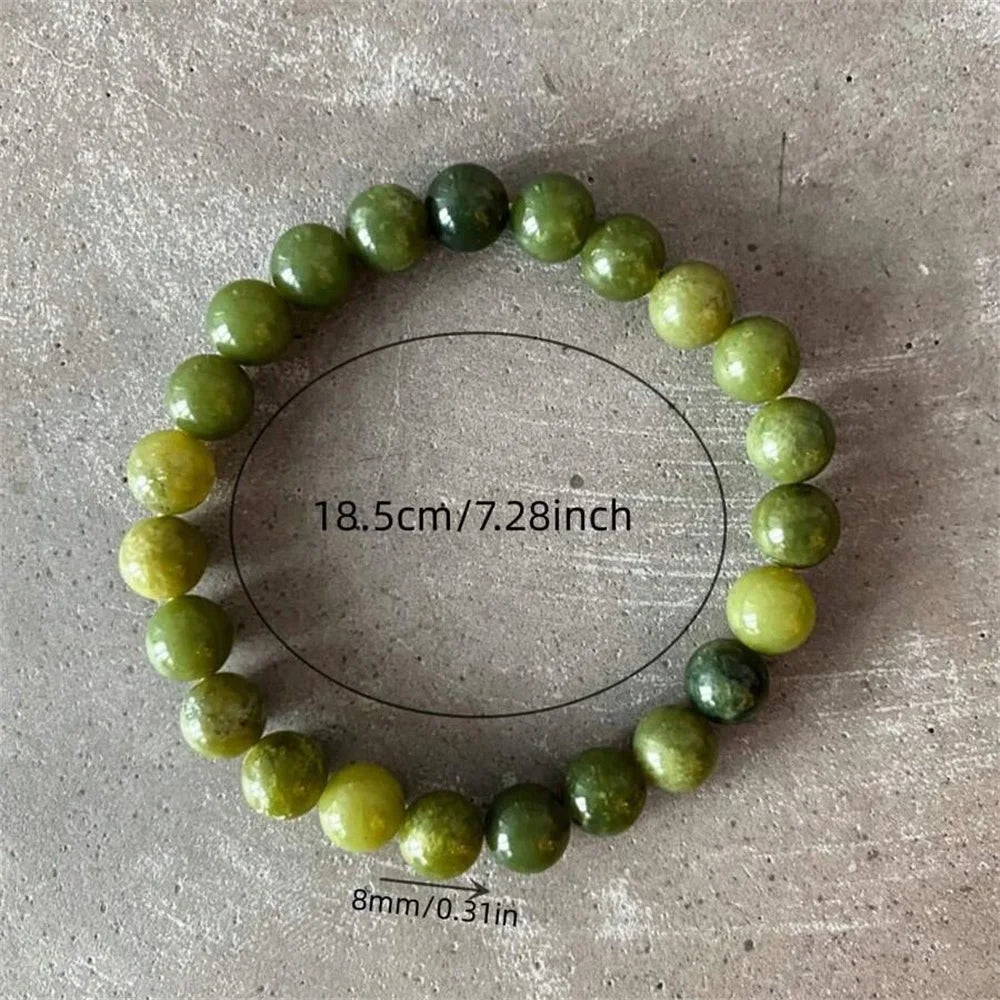 Natural Bloodstone Geometric Bracelet – Unisex Summer Lucky Gift for Father’s Day & Birthdays