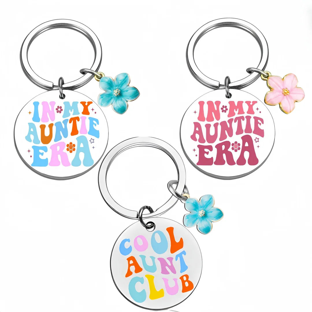 Auntie Keychain Gift – Perfect for Mother’s Day, Birthday, & Christmas from Niece/Nephew