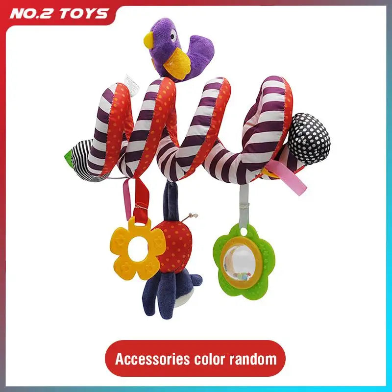 Plush Hanging Car Seat & Stroller Toys for Babies (0–12 Months)