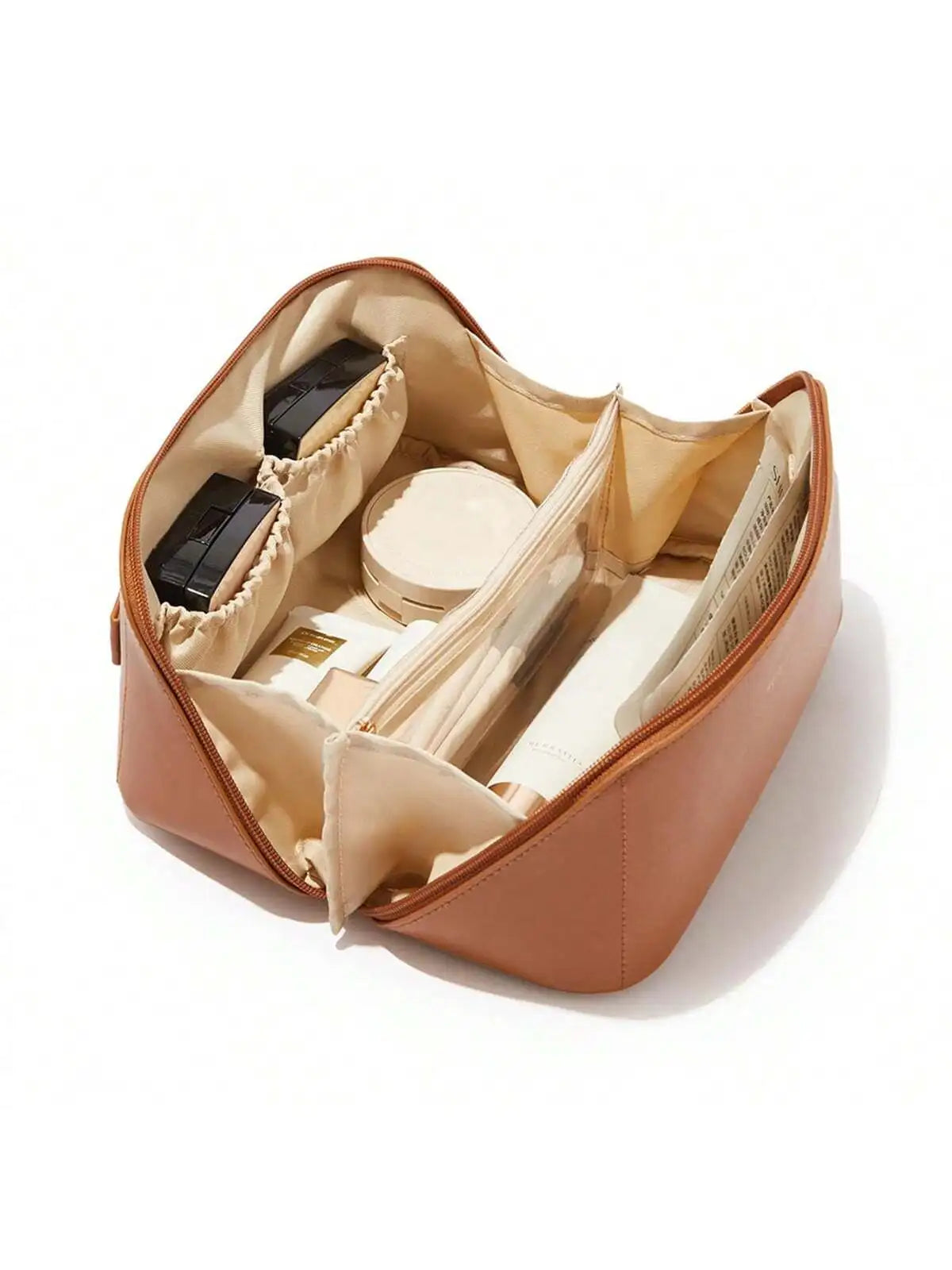 Large Capacity Cosmetic Bag – Portable Makeup Organizer (Factory Direct)