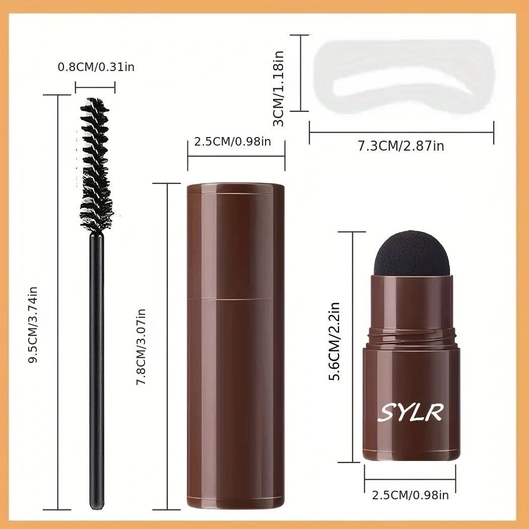 Eyebrow Stamp Kit – Waterproof Shaping Set with 10 Templates