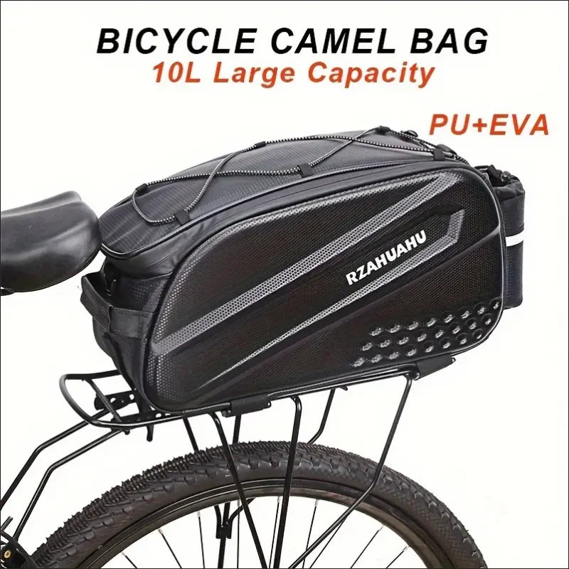 Bicycle Camel Bag – Large Capacity Foldable Rear Seat Bag for Mountain Bikes
