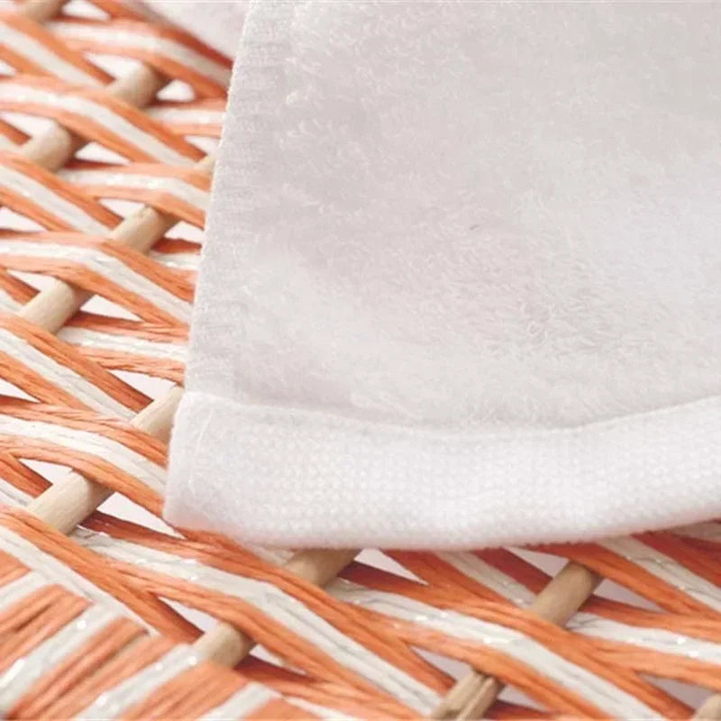 10PCS White Cotton Towels – Soft Face & Hand Towels for Multi-Purpose Use