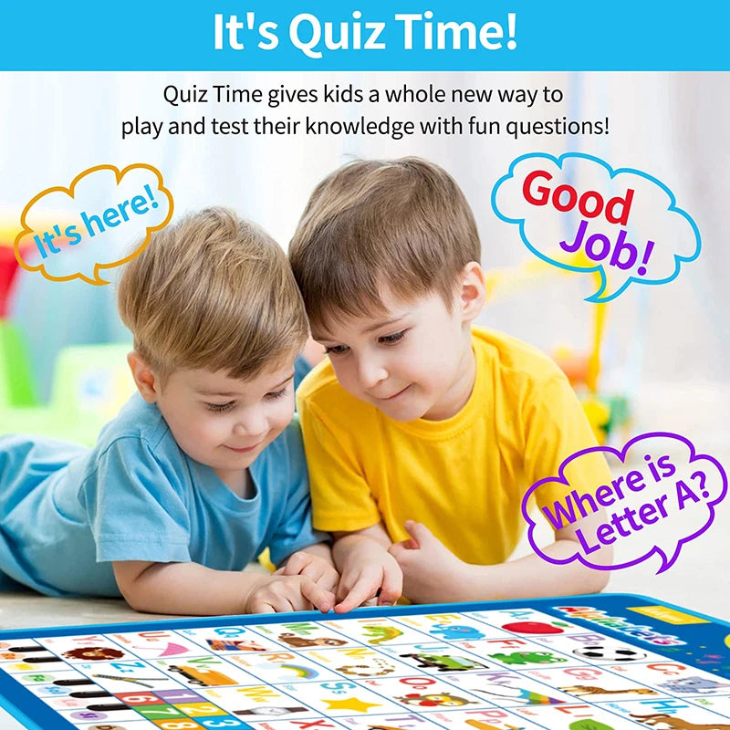 Electronic ABC & 123 Wall Chart for Toddlers