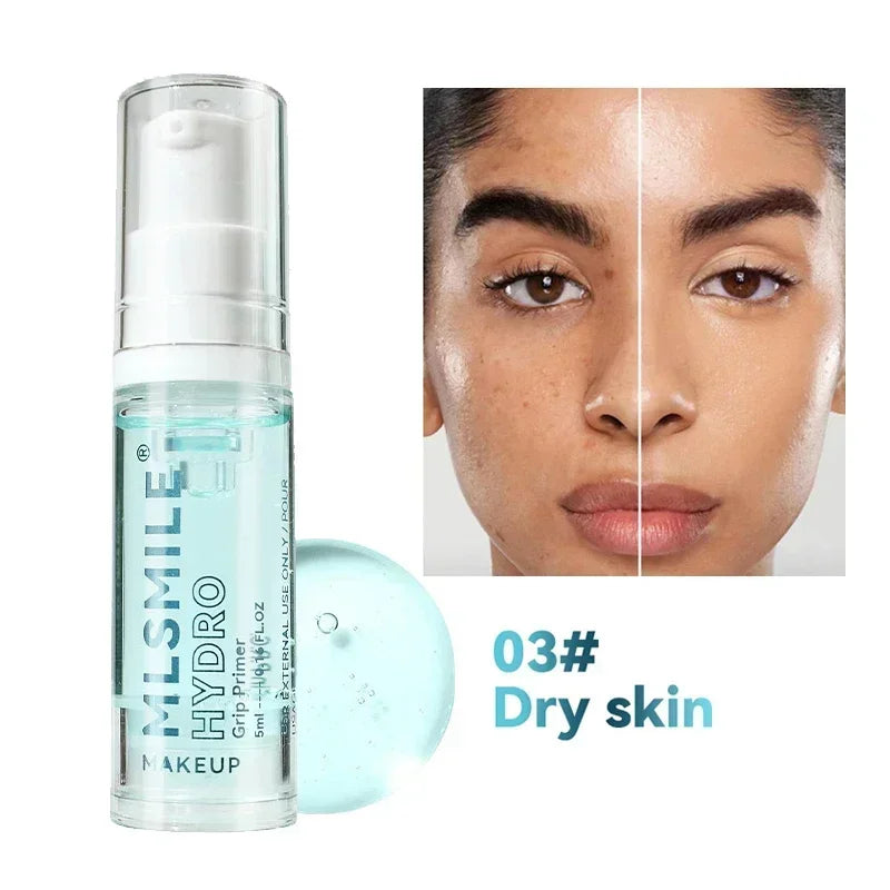 Long-Lasting Moisturizing Face Primer Gel – Clear, Pore-Minimizing with Hyaluronic Acid