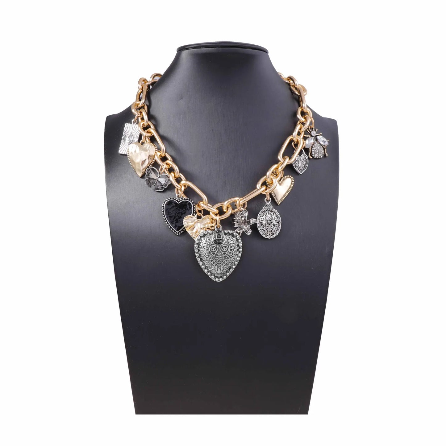 Vintage Heart Necklace - Valentine's Gift Jewelry