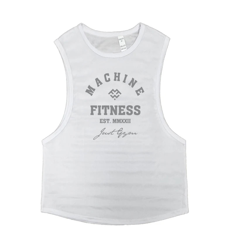 Men’s Muscle Tank Top – Sleeveless Quick-Dry Mesh Gym Vest