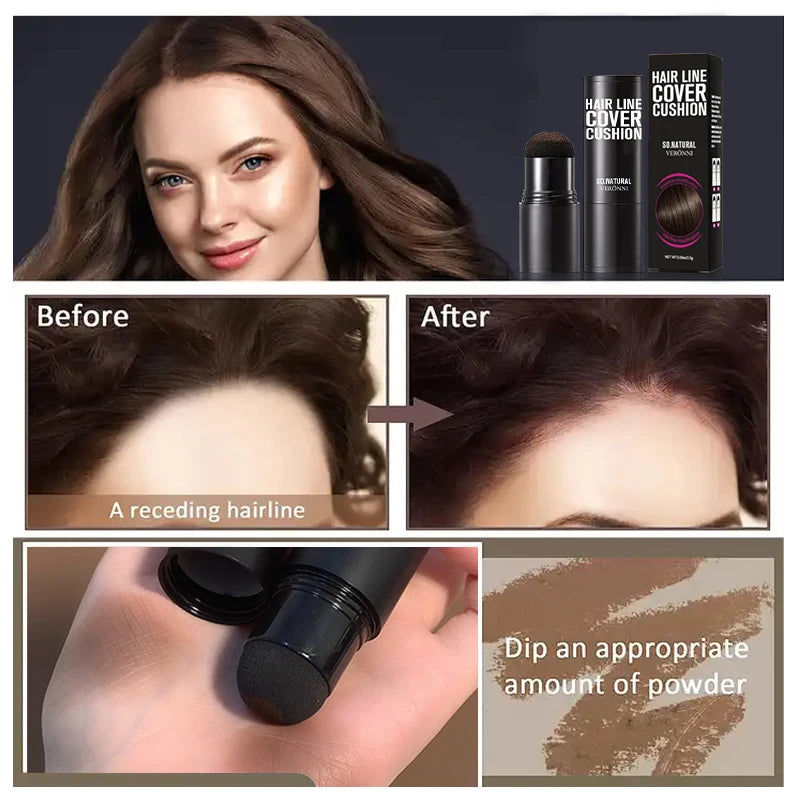 Instant Hairline Powder – Long-Lasting Root & Beard Concealer