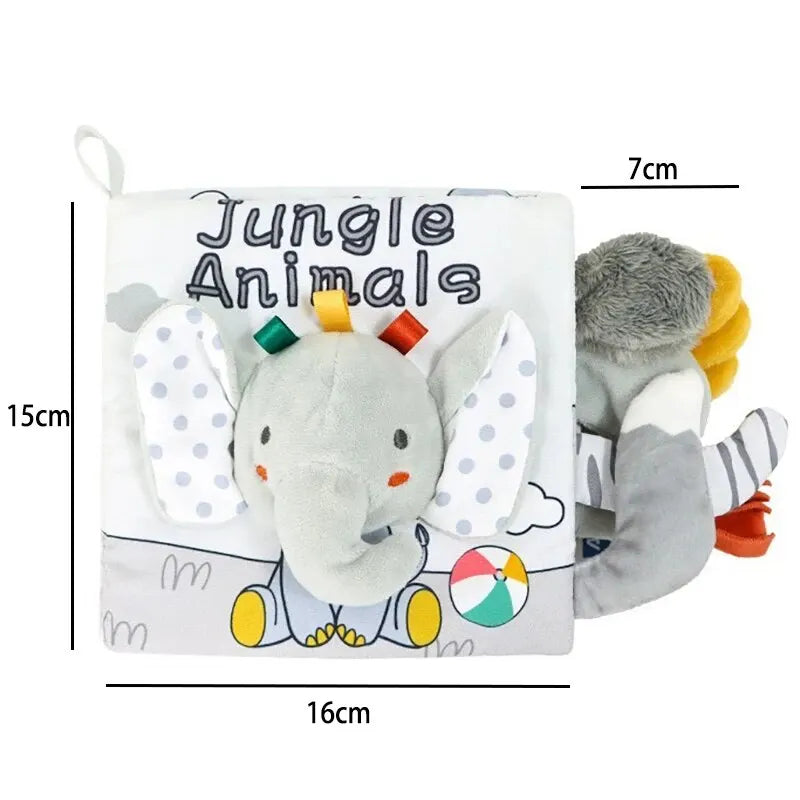 Cloth Baby Sensory Book – Plush Educational Toy for Early Literacy & Development