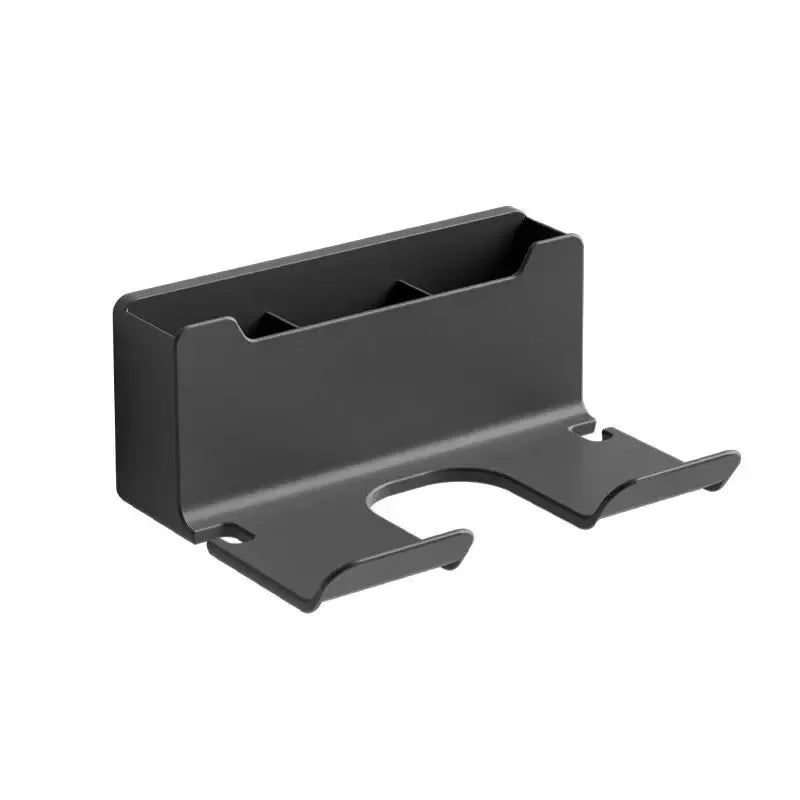 Hair Dryer Wall Holder – Plastic Organizer Stand for Hair Dryer & Straightener