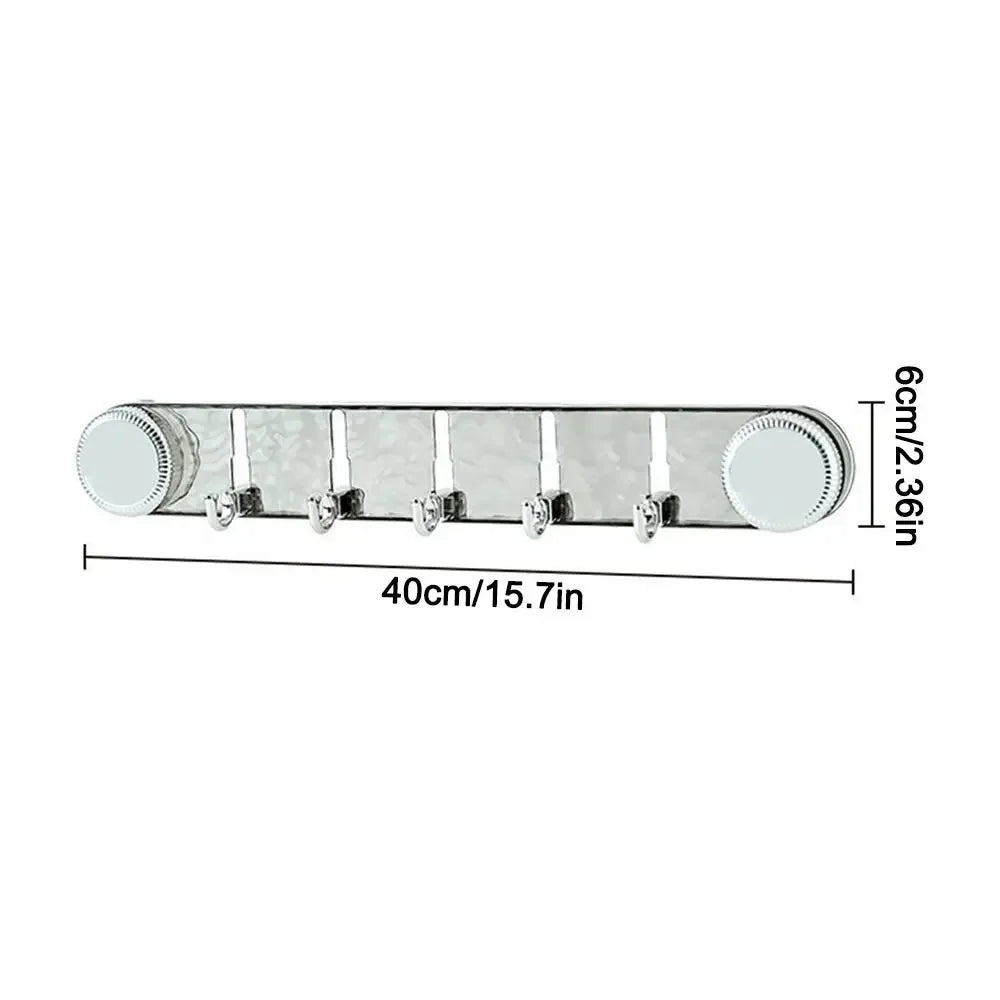 Rotating Suction Cup Towel Rack – Adjustable Wall-Mounted Bathroom Hook