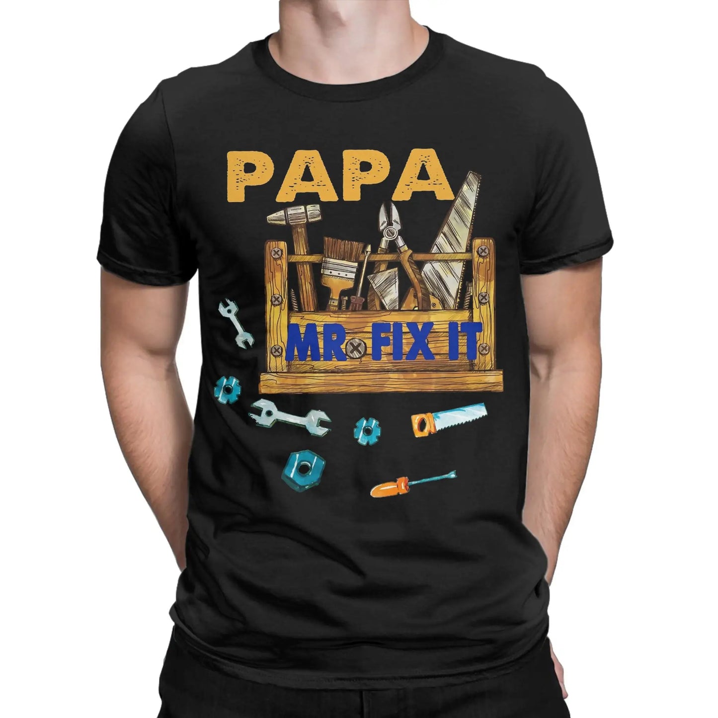 Papa Mr. Fix It T-Shirt – Happy Father's Day Gift for Men & Women