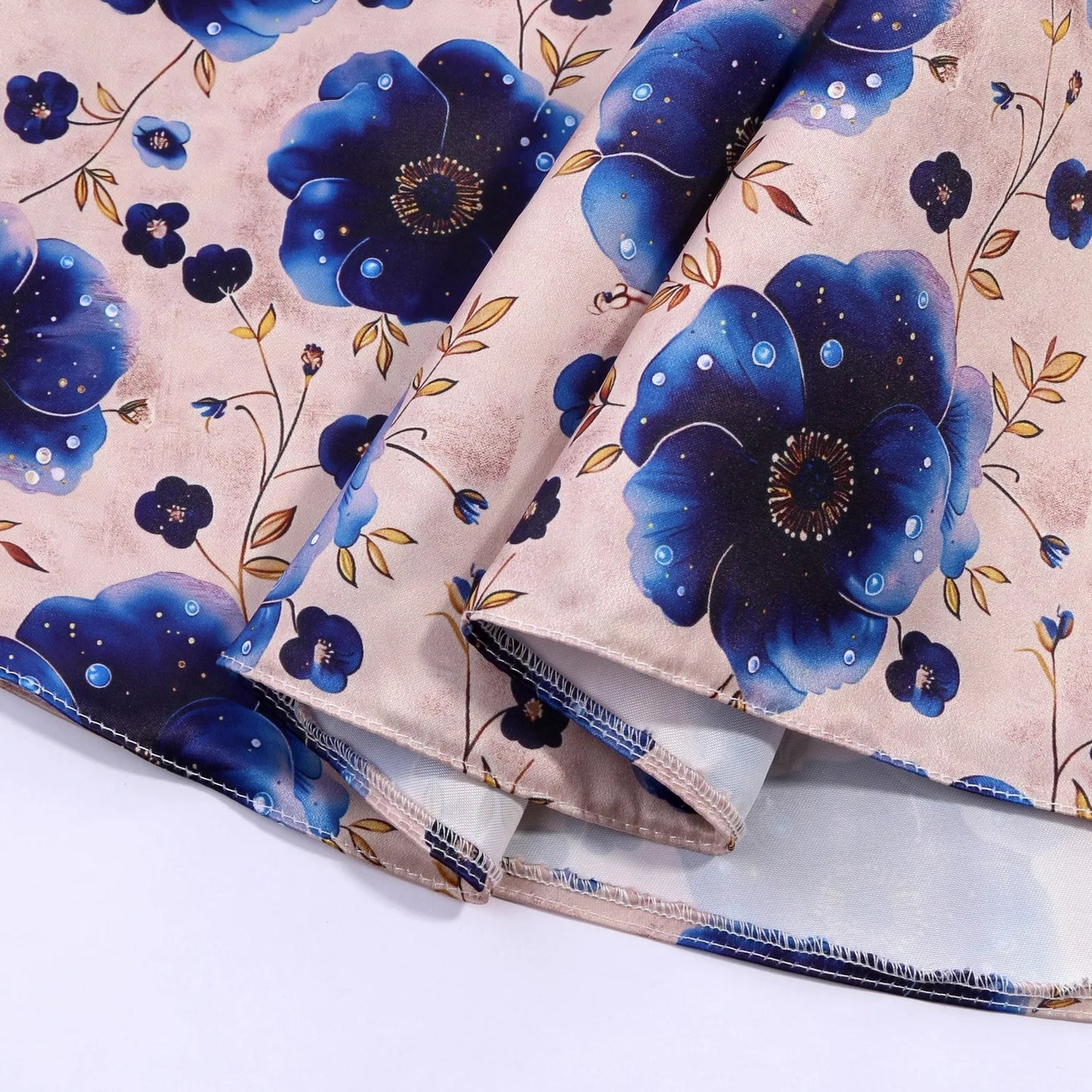 2-10 Years Girls Dress Summer Flowers Flying Sleeves Bow Girls Princess Dress Host Performance Costumes New Fashion Kids Clothes