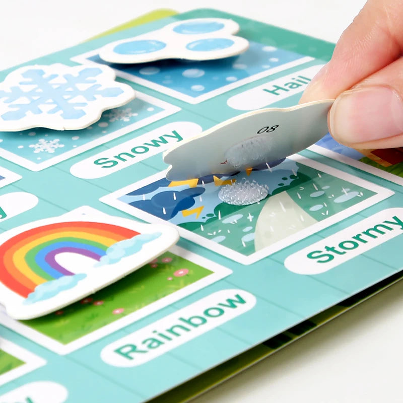 Montessori Baby Busy Book – My First Quiet Book for Early Learning & Matching Game (Ages 2-3)