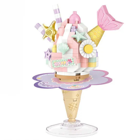 House Building Blocks Dessert Store Street View Snack Street Children's Toys Boys and Girls Gifts Compatible With Lego