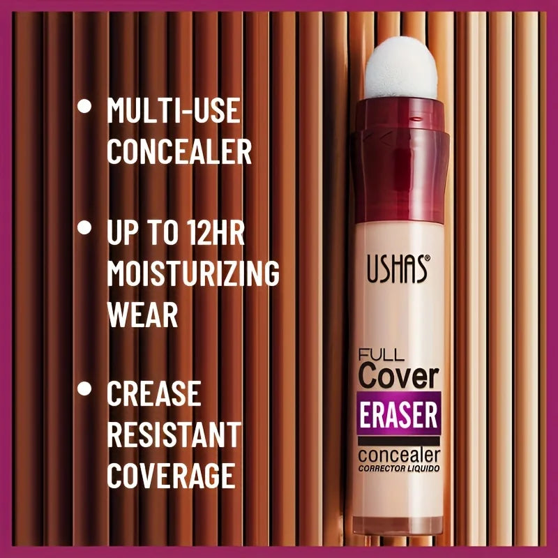 Sponge Head Liquid Concealer – Long-Lasting Coverage for Dark Circles & Blemishes