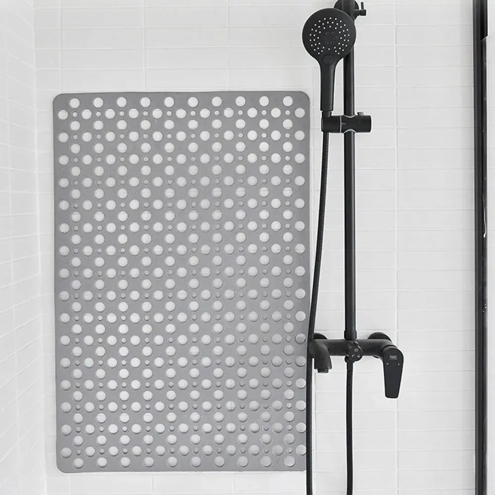 Non-Slip Bath Mat with Drain Holes – Easy Clean Suction Cup Bathroom Mat