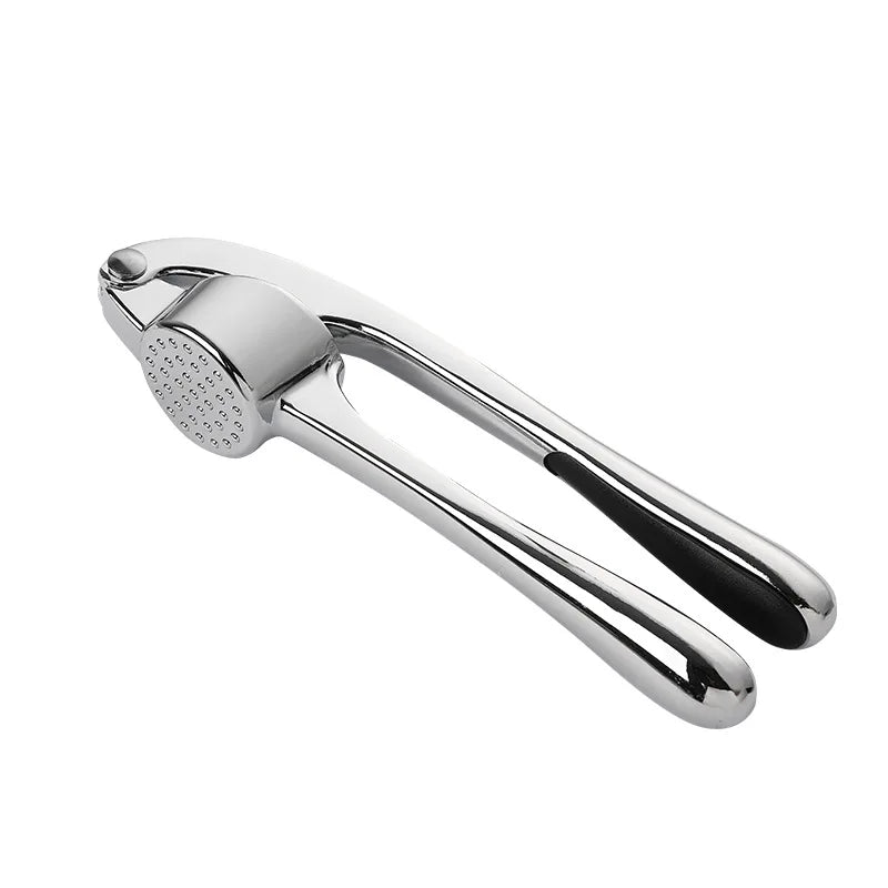 LMETJMA Stainless Steel Garlic Press – Easy-Squeeze Mincer & Crusher