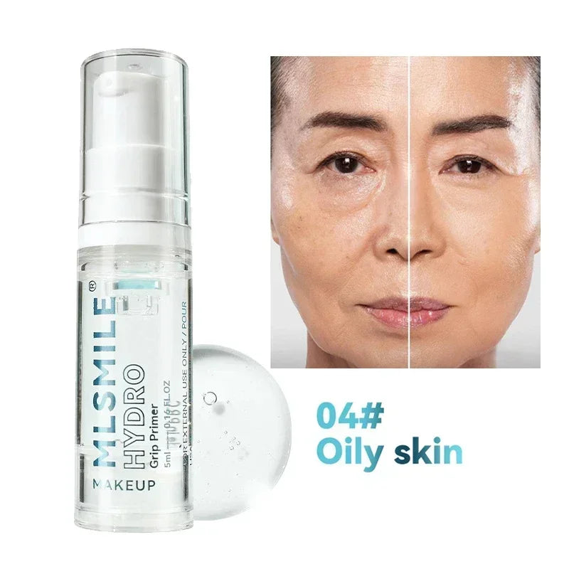 Long-Lasting Moisturizing Face Primer Gel – Clear, Pore-Minimizing with Hyaluronic Acid