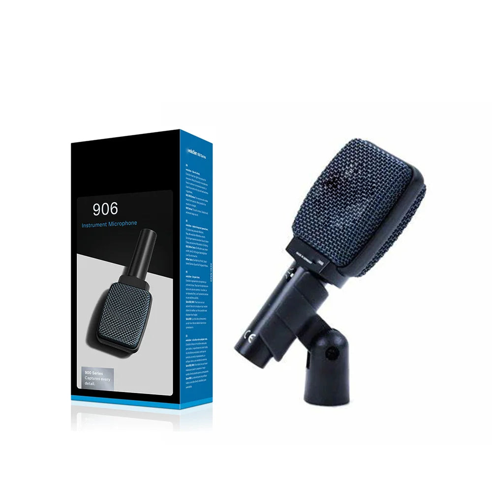 E906 Super-Cardioid Microphone with Clamp – High-Quality Instrument Microfono