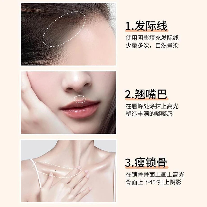 Hairline Powder Concealer – 14 Color Waterproof Filler